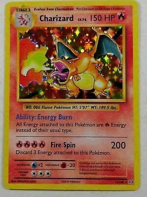 evolutions charizard holo price